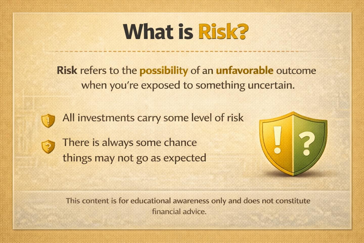What is Risk? — Understanding uncertainty and the potential for loss